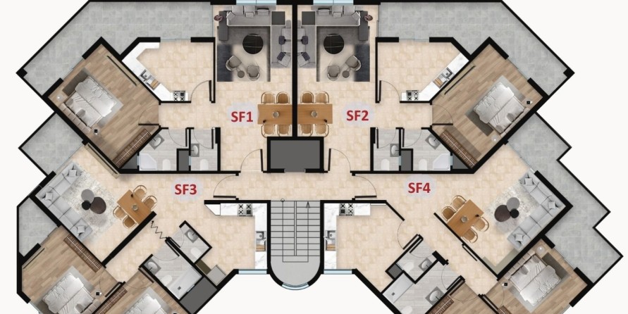 SECOND FLOOR APARTMENTS