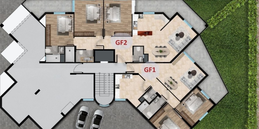 GROUND FLOOR APARTMENTS